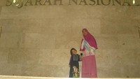 Aku dan Zaza di Museum Sejarah Nasional (dokpri)
