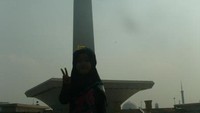 Anakku (Zaza) di Monas (dokpri)