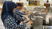 Bagian dalam museum, tempat utama produksi rokok.