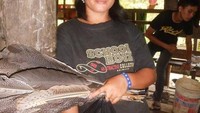 Wajah asli wanita Dayak Tamambaloh