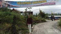 Jalan menuju rumah almarhum Mbah Maridjan