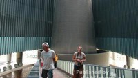 Museum tsunami yang di desain sebagai tempat penyelamatan darurat seandainya tsunami terjadi lagi.
