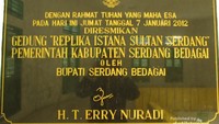 Diresmikan tanggal 7 Januari 2012