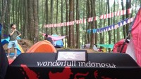 Suasana di perkemahannya