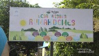 Penanda desa wisata rumah teletubbies