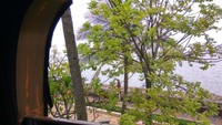 View pantai dari kamar atas