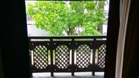 Pemandangan asri dari kamar atas