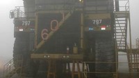 Haul truck yang telah menjadi di-museum-kan di Grasberg