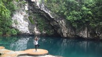 Spot foto di Danau Biru Kolaka