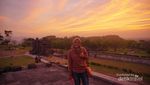 Mengintip Sunset yang Ciamik dari Candi Ratu Boko