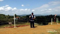 Lokasi pengambilan foto dari Taman Breksi