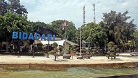 Pulau Bidadari dari dermaga (Silvia Faradila - ACI)