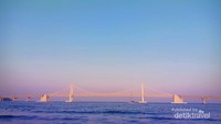Pesona senja di Pantai Gwangalli