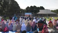 Suasana khotbah Idul Fitri