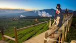 Menikmati Sunset di Wayang Windu Panenjoan, Pangalengan