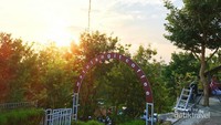 Melihat sunsed dari atas