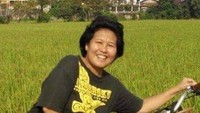 Indahnya persawahan Vang Vieng