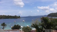 Pemandangan Pulau Rubiah dari Pantai Iboih