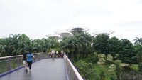 Keramaian ketika dijembatan menuju Garden bybthe bay