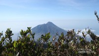 Gunung Merapi dari Puncak Gunung Merbabu