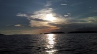 Hampir senja, hampir sampai di Palabuhan Rakyat Banggai Laut