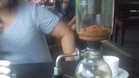 Siphon kopi ala kebun kopi Oka