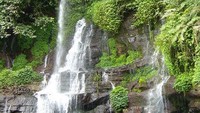Curug Dewasa yang berdampingan dengan Curug Anak (Dinas Pariwasata dan Budaya Jawa Barat)