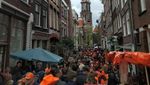 Meriahnya Kota Amsterdam Rayakan Kings Day