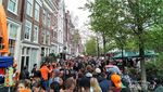 Meriahnya Kota Amsterdam Rayakan Kings Day