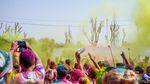 Meriahnya Perayaan Holi di Jaipur, India