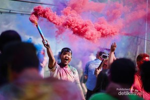 Meriahnya Perayaan Holi di Jaipur, India
