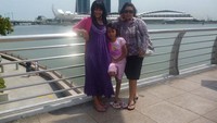 Jalan menuju Merlion Park