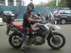 Miquele Silvestre, Si Pengendara Motor Lintas Benua