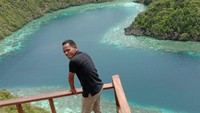 Telaga Cinta,Tempat destinasi wisata di Misool selatan (Foto:Abi)