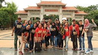 Dtraveler saat berkunjung ke Taman Budaya Tionghoa di TMII