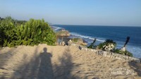 Pemandangan laut di atas ketinggian
