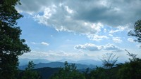 Panorama dari puncak gunung