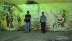 Mural Keren Hiasi Jembatan Kahayan Palangkaraya