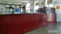 Ruang aula dengan berbagai sejarah kereta api Taiwan