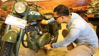 Motor antik dari inggris 250cc tahun 1955