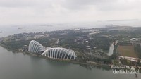 Pemandangan dari salah satu sisi kapsul