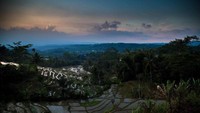 Panorama sawah Ciawi, Tasikmalaya