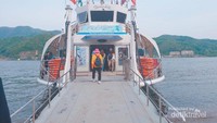 Ferry menuju Nami Island.