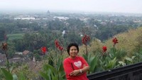 Taman di situs Ratu Boko