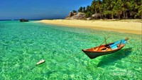 Air laut yang begitu jernih