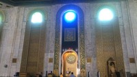 Mihrab terbesar di Indonesia