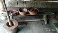 Alat penumbuk kopi tradisional