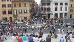 Nongkrong Sore di Piazza Spagna, Roma