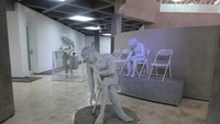 Instalasi seni di taman NuArt Sculpture Park
