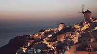 Sunset legendaris di Oia